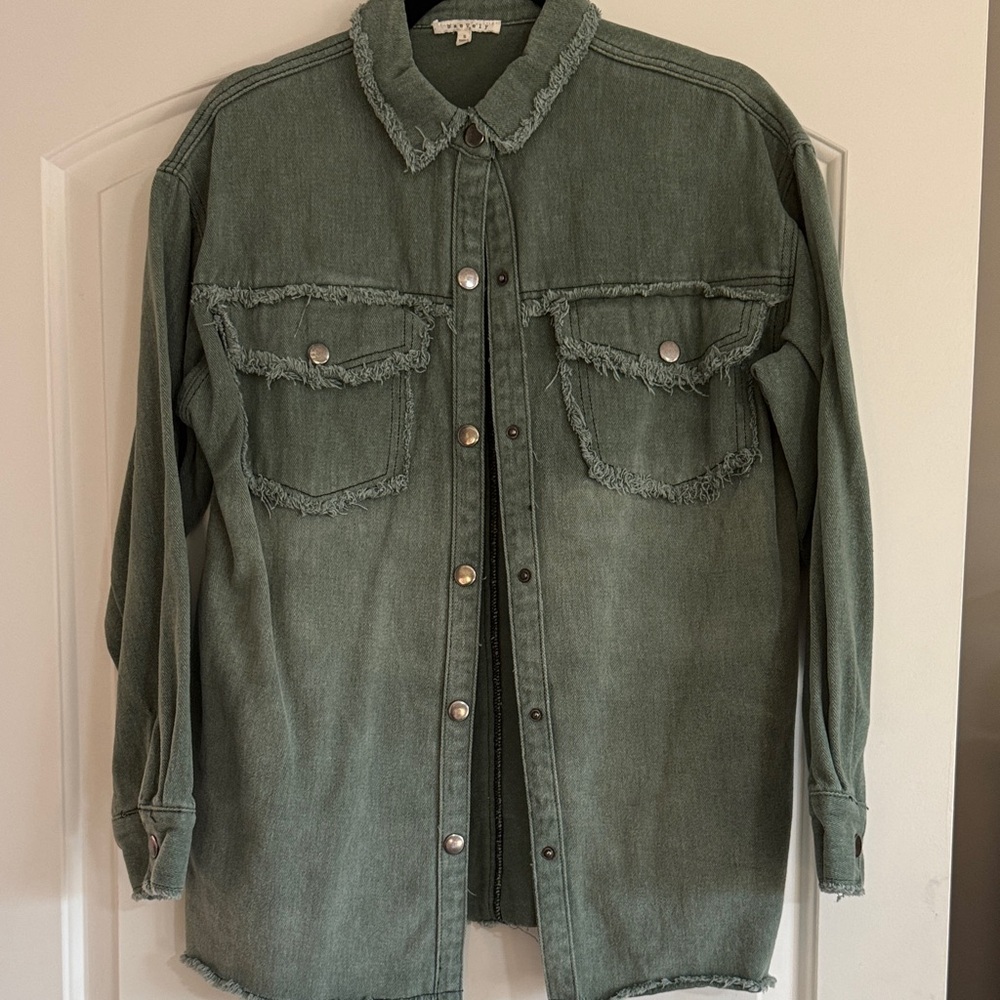 Green shacket